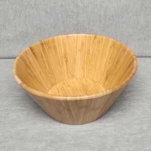Large Natural Bamboo Bowl